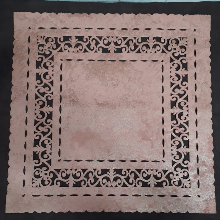 رومیزی مخمل پشت نمدی