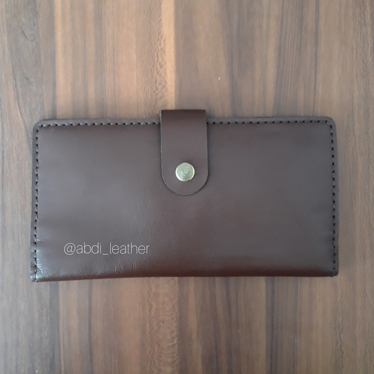 کیف پول کتی سه لت چرم طبیعی