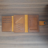 خرید کیف کارت و مدارک ماشین چرم طبیعی دستدوز