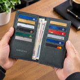 کیف پول چرم طبیعی کتی مردانه