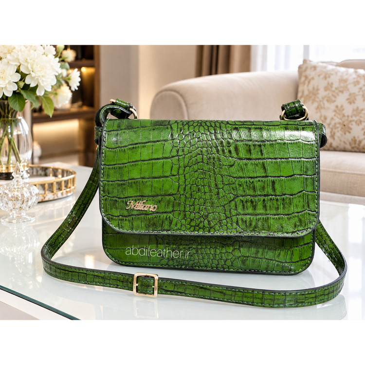 خرید کیف دوشی چرم طبیعی زنانه